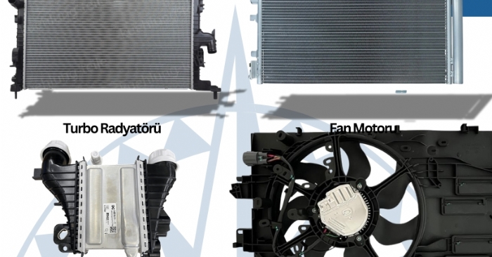 RADYATÖR SETİ RENAULT EXPRESS 2021+ SU-FAN-KLIMA-TURBO RADYATÖRLERİ